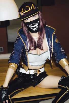 Mona 모나, [Moon Night Snap] K/DA Akali Set.01