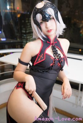 Cosplay 神楽坂真冬 电子相册-旗袍黑贞 Set.02