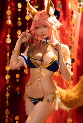 星之迟迟 Cosplay 玉藻前舞娘