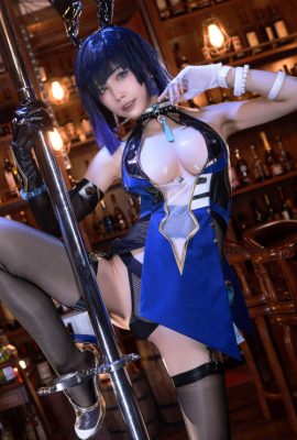水淼aqua Cosplay 夜兰 Yelan Vol.02