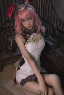 Cosplay 南桃Momoko 八重樱旗袍