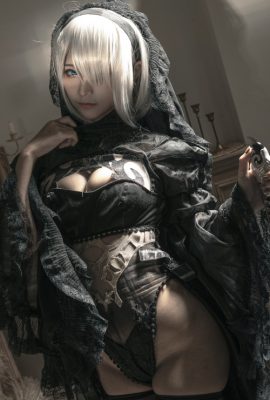 Cosplay 蠢沫沫 Chunmomo 尼尔纪元 黑花嫁