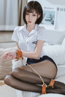 Cosplay 许岚LAN – 束缚黑丝